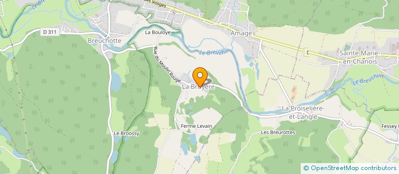 localisation de l'entreprise MONSIEUR JOEL GALMICHE à LA BRUYERE