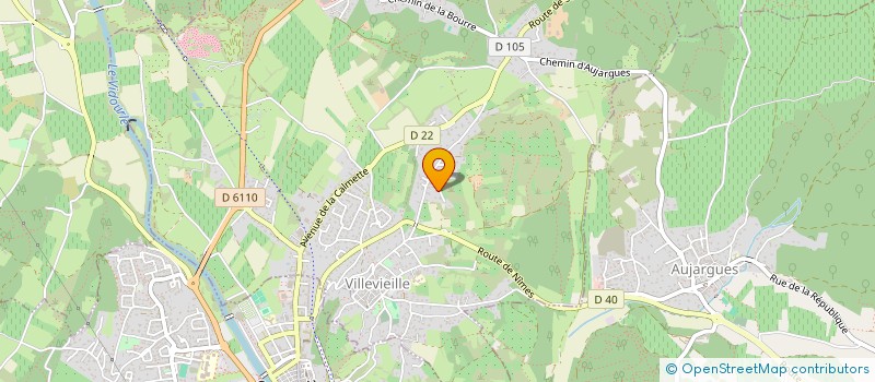 localisation de l'entreprise MONSIEUR JOEL GALZIN  VILLEVIEILLE