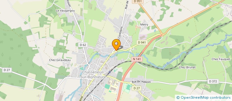 localisation de l'entreprise MONSIEUR JOEL GAMAURY-FAUGEROUX à CHASSENEUIL-SUR-BONNIEURE