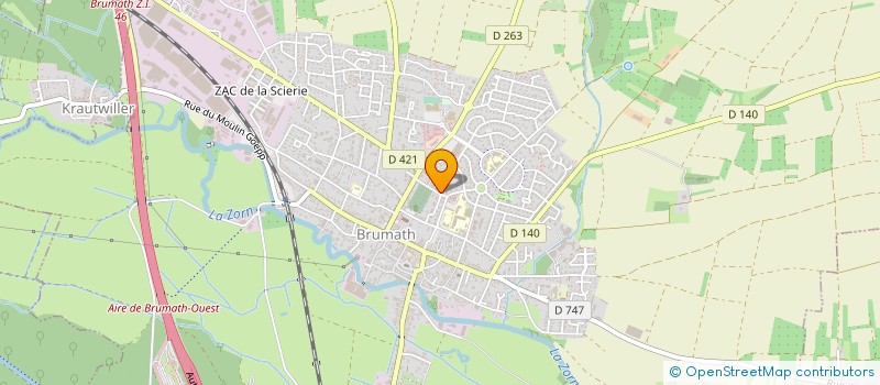 localisation de l'entreprise MONSIEUR JOEL GAMBS  BRUMATH