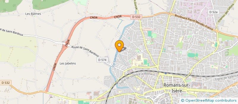 localisation de l'entreprise MONSIEUR JOEL GANGLOFF  ROMANS-SUR-ISERE