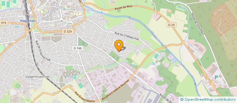 localisation de l'entreprise MONSIEUR JOEL GANGLOFF  HAGUENAU