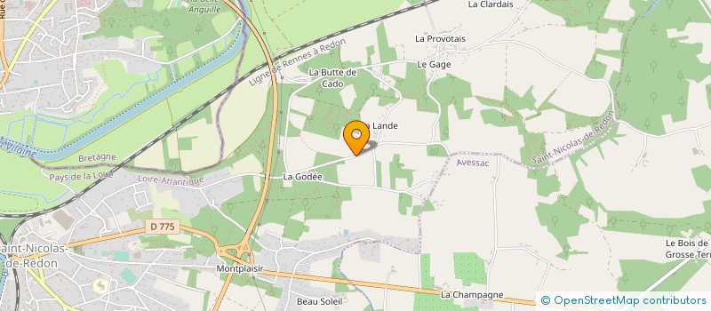 localisation de l'entreprise MONSIEUR JOEL GANTIER  SAINT-NICOLAS-DE-REDON