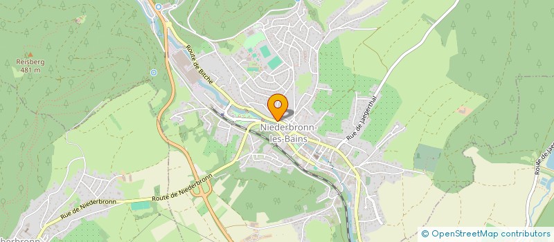 localisation de l'entreprise MONSIEUR JOEL GASSER  NIEDERBRONN-LES-BAINS