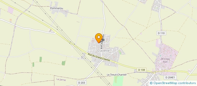 localisation de l'entreprise MONSIEUR JOEL GAULUPEAU  CLAVETTE