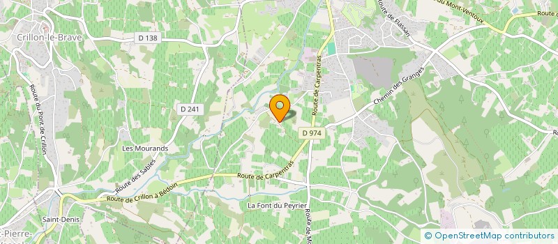 localisation de l'entreprise MONSIEUR JOEL GAUTIER  CRILLON-LE-BRAVE