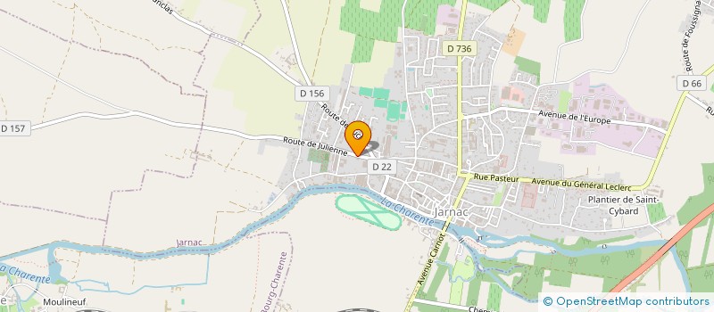 localisation de l'entreprise MONSIEUR JOEL GAZEAU à JARNAC