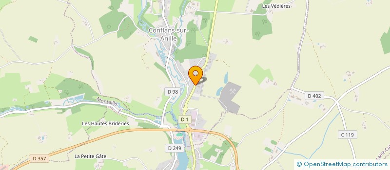 localisation de l'entreprise MONSIEUR JOEL GEFFRAY  CONFLANS SUR ANILLE