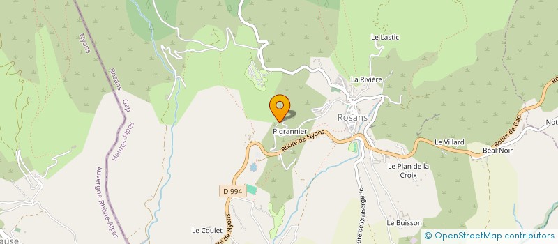 localisation de l'entreprise MONSIEUR JOEL GENEIX  ROSANS