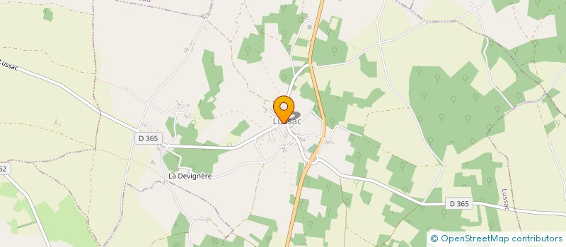 localisation de l'entreprise MONSIEUR JOEL GENTIS à LUSSAC