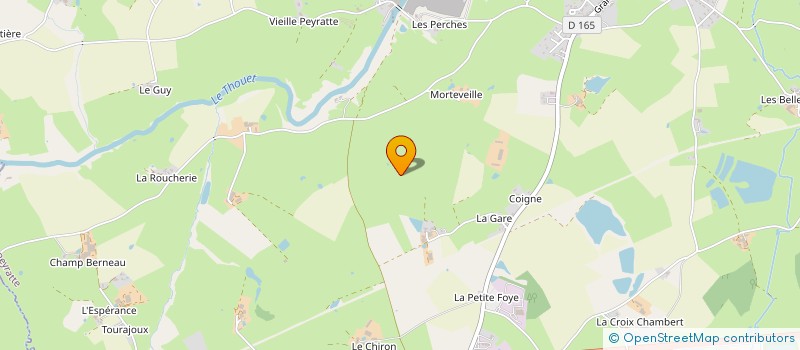 localisation de l'entreprise MONSIEUR JOEL GEOFFROY à LA PEYRATTE