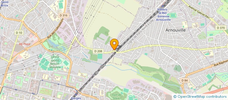 localisation de l'entreprise MONSIEUR JOEL GERER  ARNOUVILLE