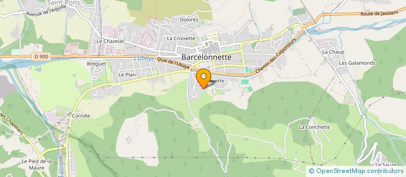 localisation de l'entreprise MONSIEUR JOEL GIAVELLI à BARCELONNETTE