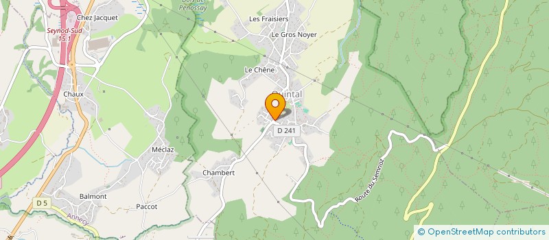 localisation de l'entreprise MONSIEUR JOEL GIBEAUX  QUINTAL