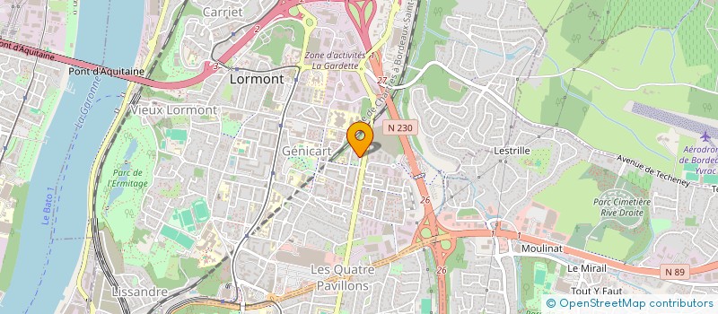 localisation de l'entreprise MONSIEUR JOEL GIMENEZ  SAINT-LOUBES