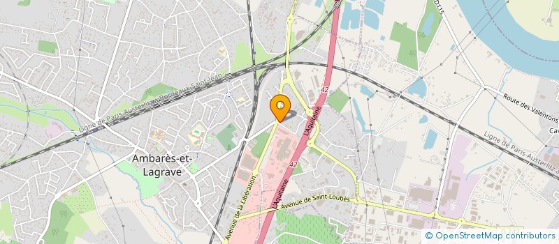 localisation de l'entreprise MONSIEUR JOEL GINER  AMBARES-ET-LAGRAVE