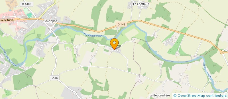 localisation de l'entreprise MONSIEUR JOEL GIRAUD  SAVIGNE