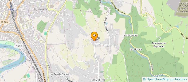 localisation de l'entreprise MONSIEUR JOEL GITENAIT  LE VERNET