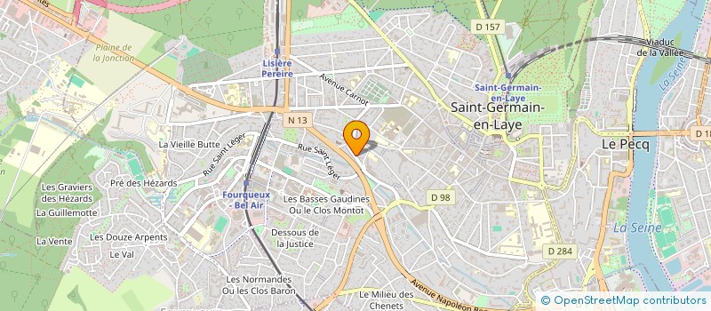 localisation de l'entreprise MONSIEUR JOEL GLONDU  SAINT-GERMAIN-EN-LAYE