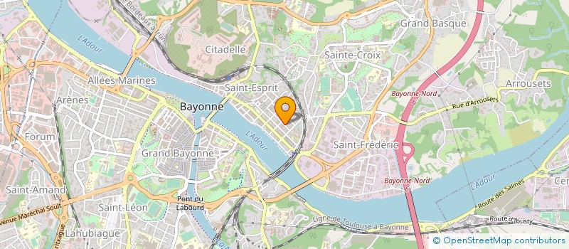 localisation de l'entreprise MONSIEUR JOEL GOMBERT  SAINT-JEAN-DE-LUZ