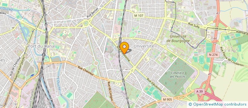 localisation de l'entreprise MONSIEUR JOEL GONNET  DIJON