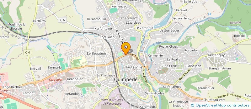 localisation de l'entreprise MONSIEUR JOEL GOUANVIC à QUIMPERLE