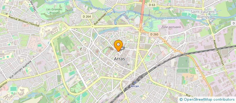 localisation de l'entreprise MONSIEUR JOEL GOURLIN à ARRAS