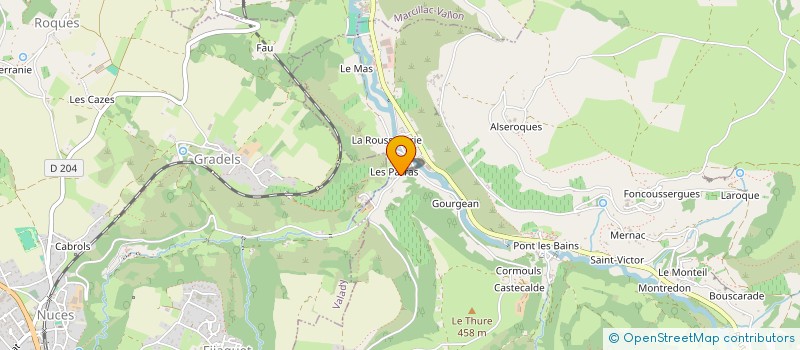 localisation de l'entreprise MONSIEUR JOEL GRADELS  VALADY