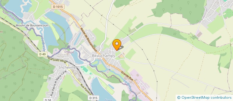 localisation de l'entreprise MONSIEUR JOEL GRANDSIRE  BEAUCHAMPS