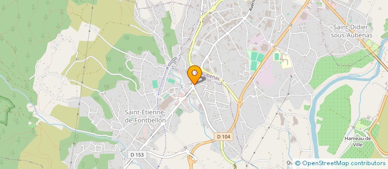 localisation de l'entreprise MONSIEUR JOEL GRAVIER à SAINT-ETIENNE-DE-FONTBELLON