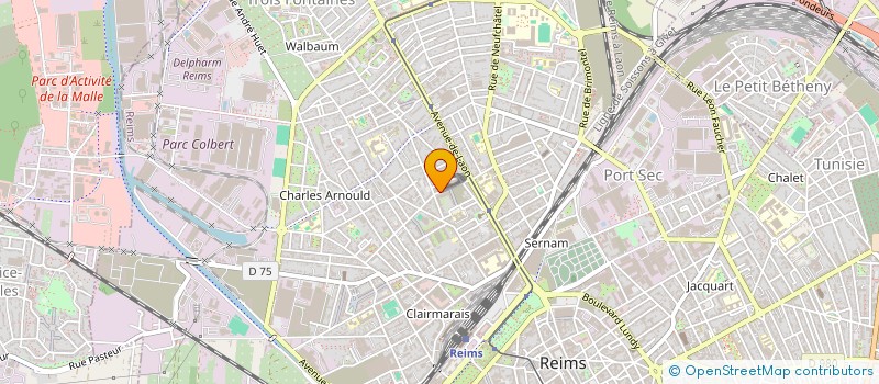 localisation de l'entreprise MONSIEUR JOEL GREDAY  REIMS