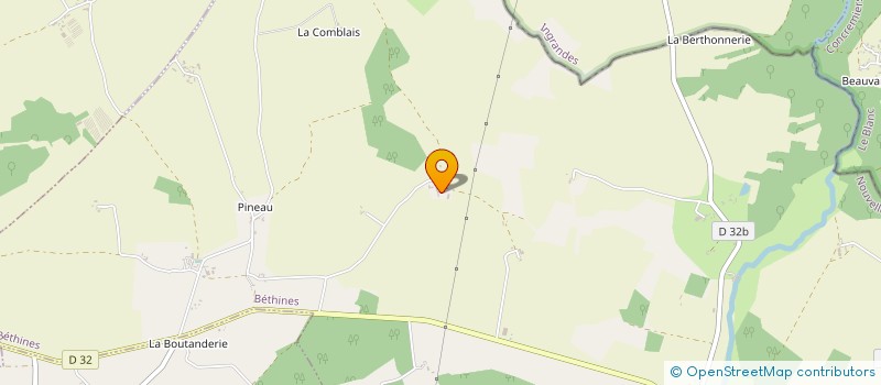 localisation de l'entreprise MONSIEUR JOEL GREMIAU  BETHINES