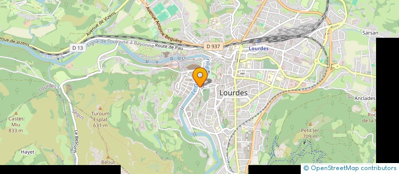 localisation de l'entreprise MONSIEUR JOEL GRENON  LOURDES