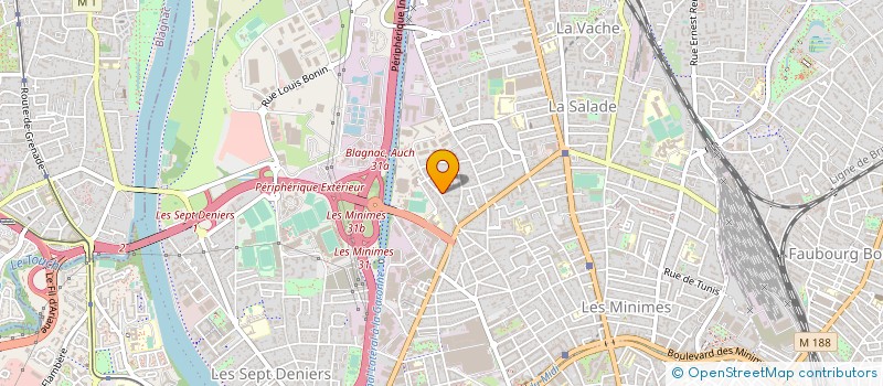 localisation de l'entreprise MONSIEUR JOEL GREVERENT  TOULOUSE