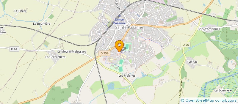 localisation de l'entreprise MONSIEUR JOEL GROIZARD  SAINTE-PAZANNE