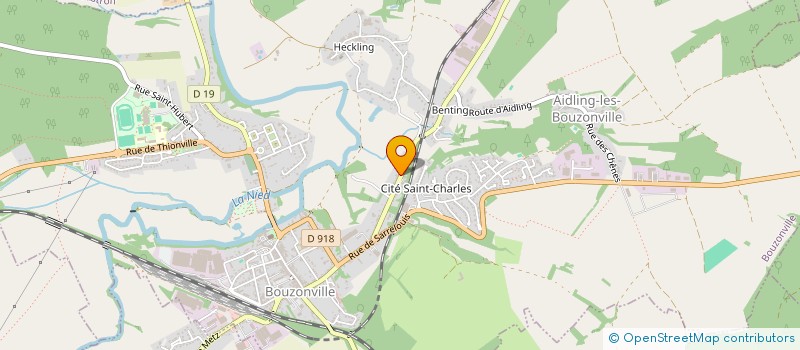 localisation de l'entreprise MONSIEUR JOEL GRUB  BOUZONVILLE