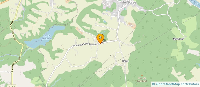 localisation de l'entreprise MONSIEUR JOEL GUARINI  SAINTE-MARIE-DE-GOSSE