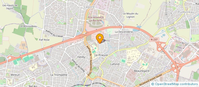 localisation de l'entreprise MONSIEUR JOEL GUERILLON  LA ROCHELLE