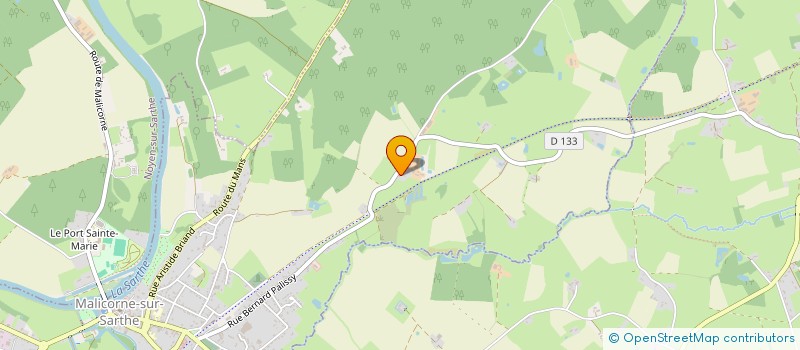 localisation de l'entreprise MONSIEUR JOEL GUERINEAU  COURCELLES-LA-FORET