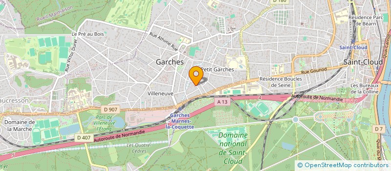 localisation de l'entreprise MONSIEUR JOEL GUICHET à GARCHES