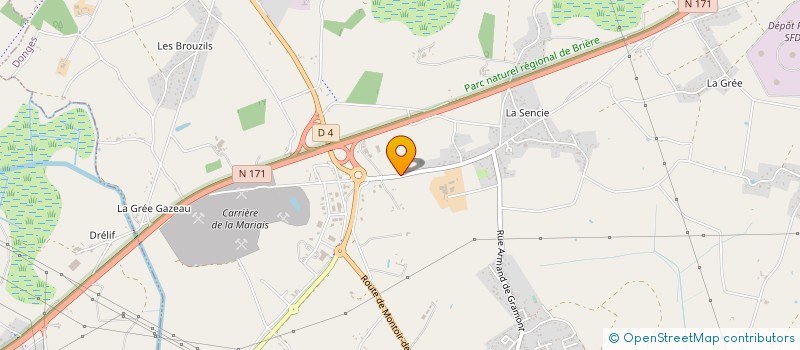 localisation de l'entreprise MONSIEUR JOEL GUIGAND à DONGES
