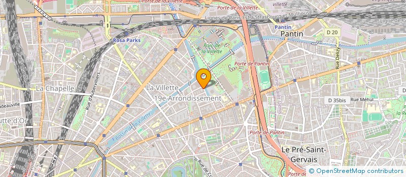 localisation de l'entreprise MONSIEUR JOEL GUILBERT  PARIS