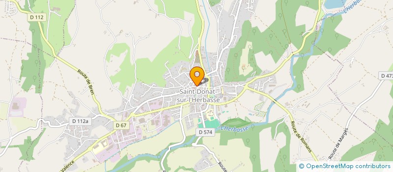 localisation de l'entreprise MONSIEUR JOEL GUILHOT à SAINT DONAT SUR L'HERBASSE