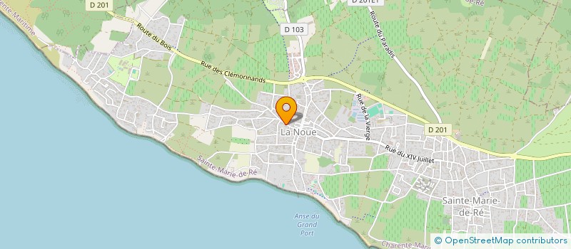 localisation de l'entreprise MONSIEUR JOEL GUILLAUDEAU  SAINTE-MARIE-DE-RE