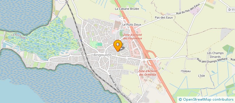 localisation de l'entreprise MONSIEUR JOEL GUILLOT  ANGOULINS