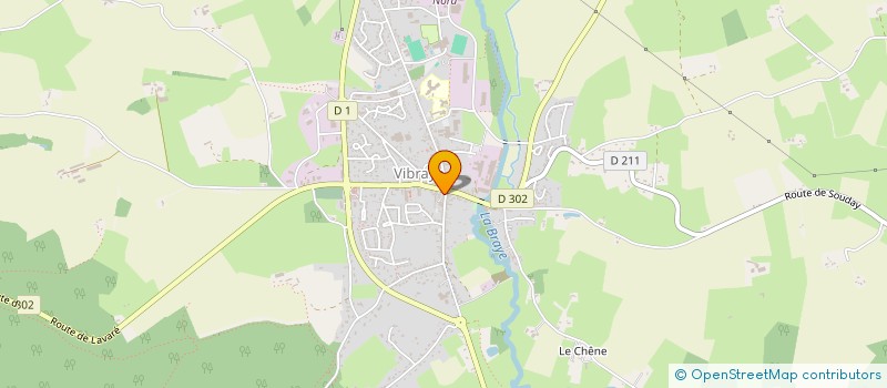 localisation de l'entreprise MONSIEUR JOEL GUILLOTIN  VIBRAYE