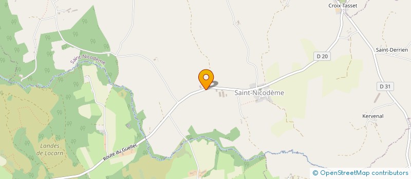 localisation de l'entreprise MONSIEUR JOEL GUILLOU  SAINT-NICODEME