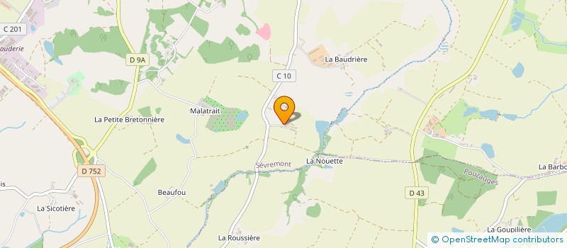 localisation de l'entreprise MONSIEUR JOEL GUYOT  SEVREMONT