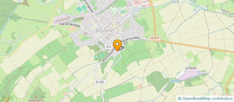 localisation de l'entreprise MONSIEUR JOEL HAEHNEL  BOUXWILLER