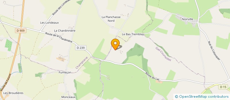 localisation de l'entreprise MONSIEUR JOEL HALLAIS à NEUVY-AU-HOULME